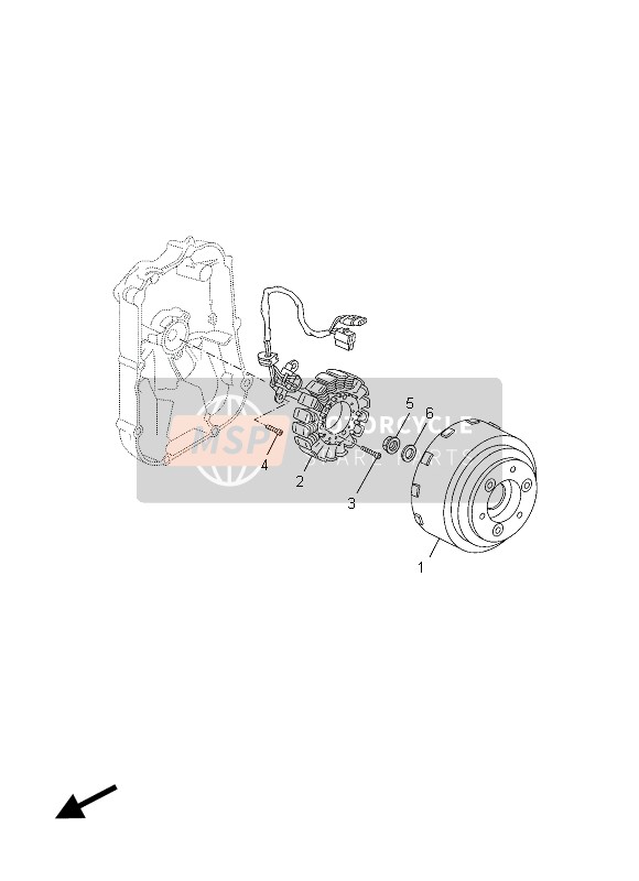 Yamaha YP125R X-MAX 2012 GENERATOR für ein 2012 Yamaha YP125R X-MAX